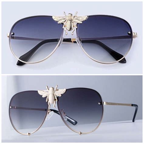 gucci bee sunglasses authentic|gucci unisex sunglasses.